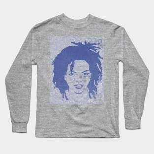 Lauryn Hill Halftone Long Sleeve T-Shirt